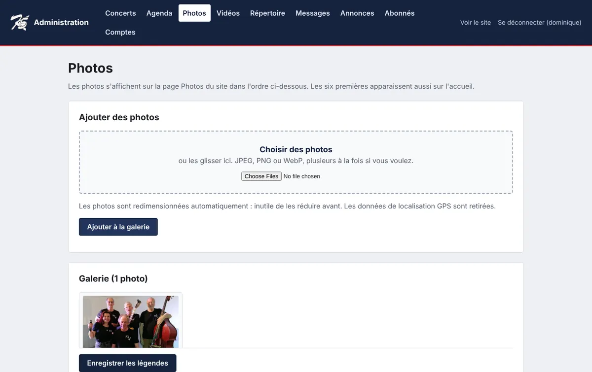 Les photos